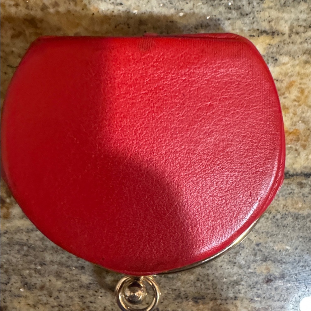 Dior Red and Gold Women's Jewelry Storage bag Vintage EUC - Picture 2 of 16